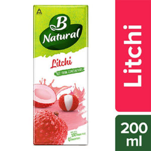 B Natural Juice, Litchi Luscious, 200 ml
